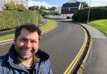 Cornwall Council leader celebrates new yellow lines in Bodmin estate