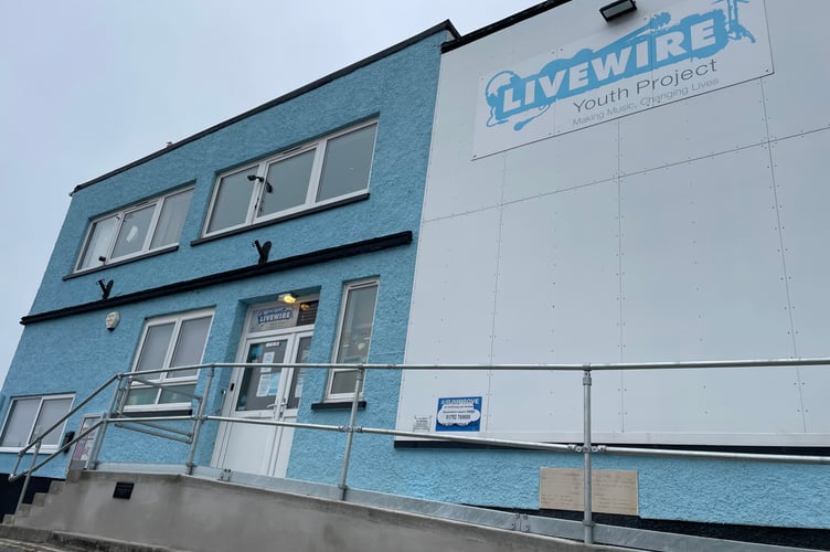 The Livewire Youth Project in Saltash provides counselling and one-to-one support for between 600 and 800 young people a year