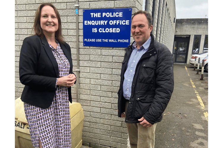 Alison Hernandez (left), pictured with Cllr Adrian Parsons (Picture: Adrian Parsons)
