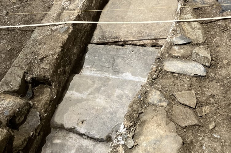 Floor excavations in preparation for restoration work in the Manaton Chapel have uncovered ancient burials