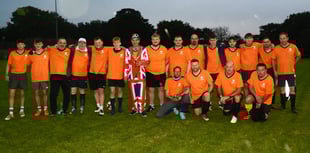 Charity football match a riot of chaos and fun