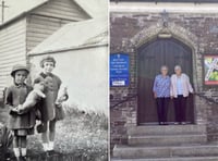 Returned to war time evacuation home for 90th birthday reunion