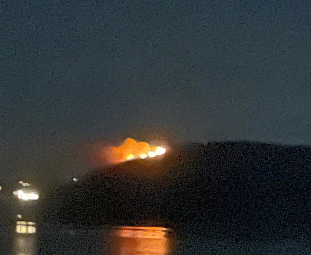 Fireworks suspected to be cause of Brea Hill blaze