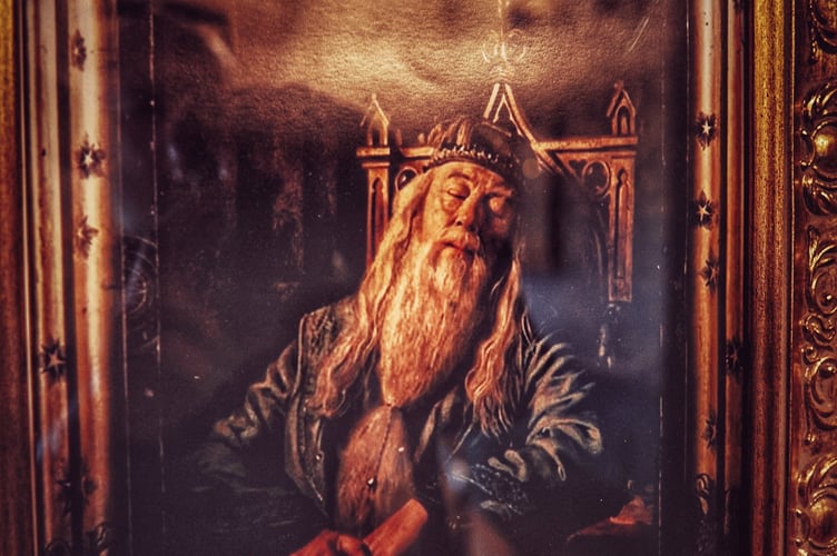 The Wizards Cauldron, located in the Cornish countryside. A couple has built a Harry Potter Airbnb - near the shooting location of the new TV series.The Wizards Cauldron, located in the Cornish countryside has been set up by husband and wife Stewart, 63, and Lucy Farmer, 61. The couple who moved from Kent three years ago dreamt of building an original Airbnb that would display their love for the movies.The living room is set out as Hagrid's Hut - with stone wallpaper, a fireplace, a pumpkin patch and a variety of magical creatures.