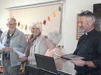 Harvest festival services held at care homes