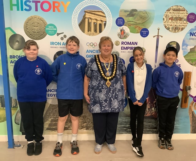 Launceston students receive special visit from mayor