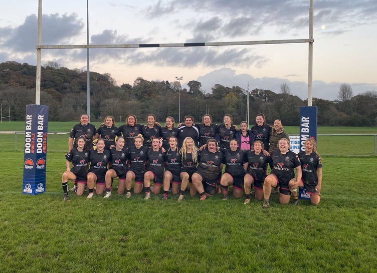 Launceston Ladies after beating Havant.