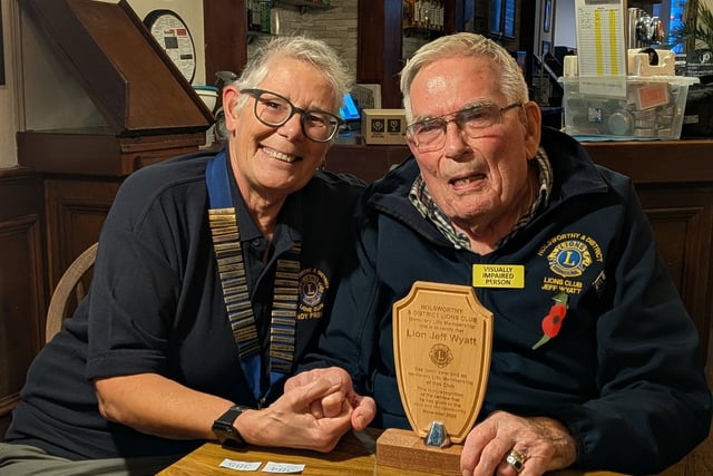 Lion honoured for lifetime of service