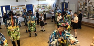 Students explore Cornish culture with Morris dancer visit