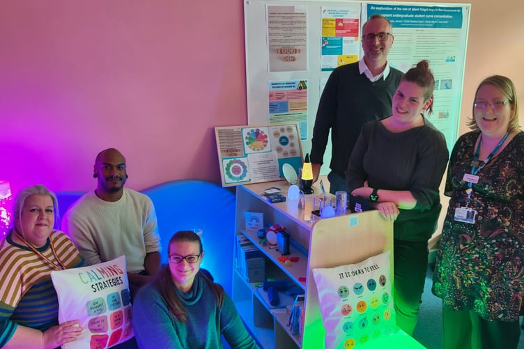 University Nursing sensory room