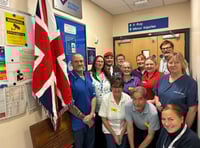 Stratton Hospital recognised 'Veteran Aware' with plaque presentation