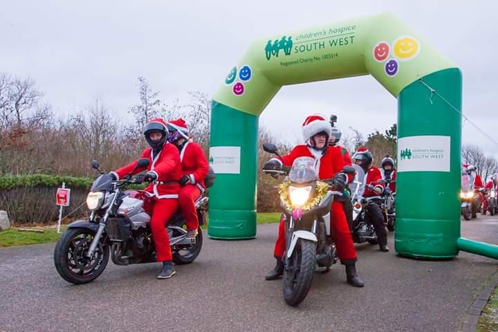 The annual Santas on a Bike ride will take place on Saturday, December 6