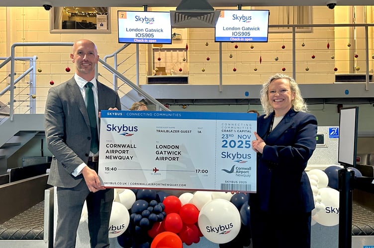 The Skybus service was launched on Sunday