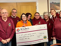 Fundraiser helps Callington Lions donate funds to St Luke’s Hospice