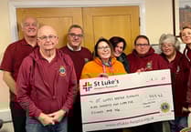 Fundraiser helps Callington Lions donate funds to St Luke’s Hospice