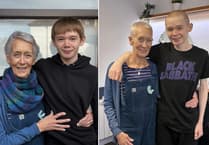Cornish teen raises thousands shaving head in solidarity with his Nona