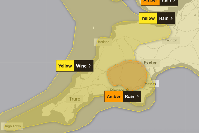 Storm Bram named as Met Office warn of heavy rain and strong winds