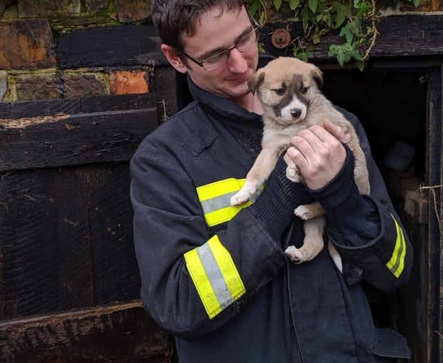 Celebrations for fire fighter after passing assessment