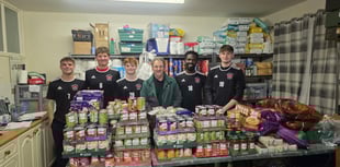 Local Football Club scores big for Callington Foodbank
