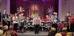 Festive spirit shines as town band host Christmas extravaganza