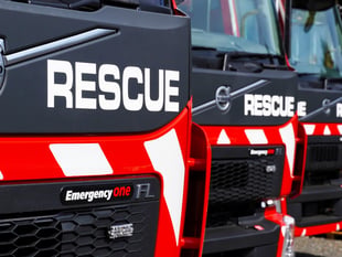 Driver rescued after car plunges down embankment