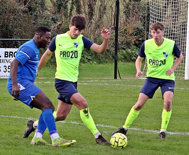 Bello's first half brace gives Bude derby victory over Camelford