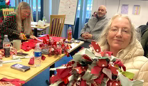 Recycling project produces festive decorations and boosts creativity
