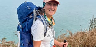 Charity walker to spend Christmas in Bude as coastline trek continues