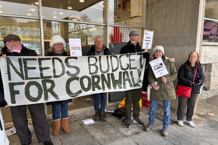 Lys Kernow Protesters
