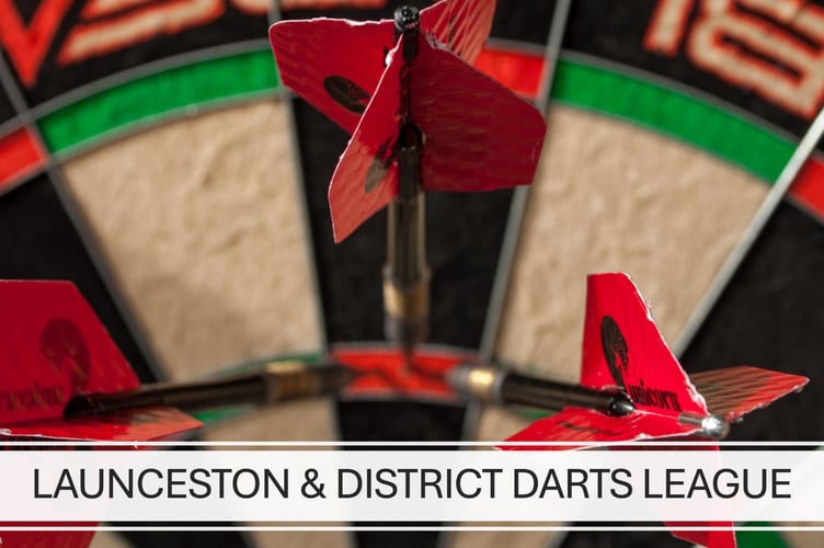 Launceston Darts League logo.