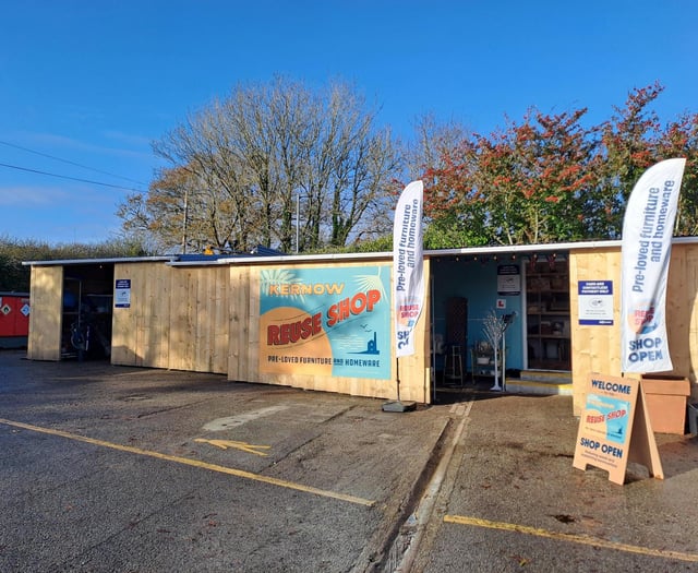 Cornwall Reuse shops celebrate major waste-saving success