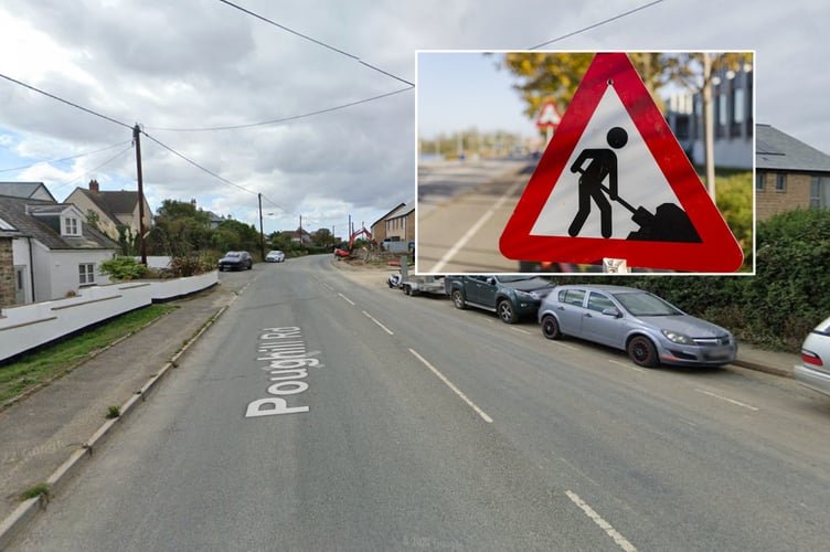 Bude Gas pipeline works