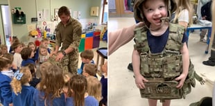 Students wowed following visit from real life army medic