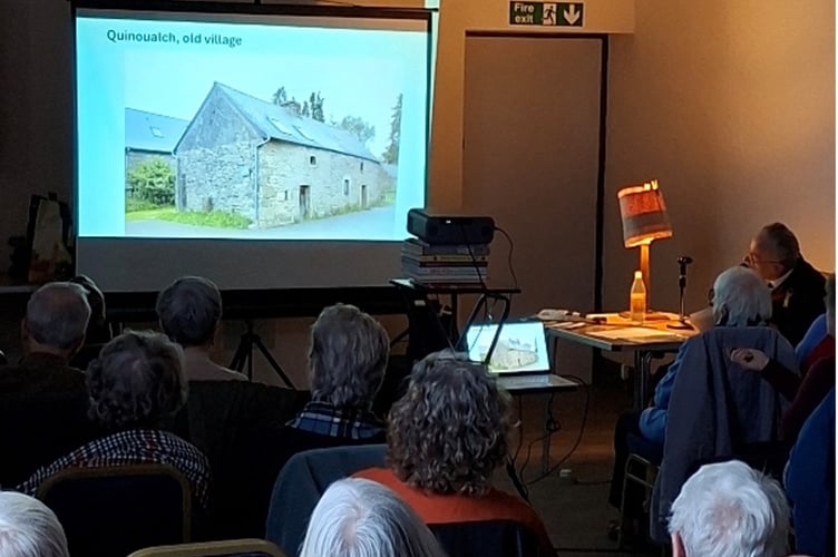 A packed audience enjoyed the fascinating presentation given by Bude Old Cornwall Society’s president Michael Heard on “The similarities of Cornwall and Brittany”