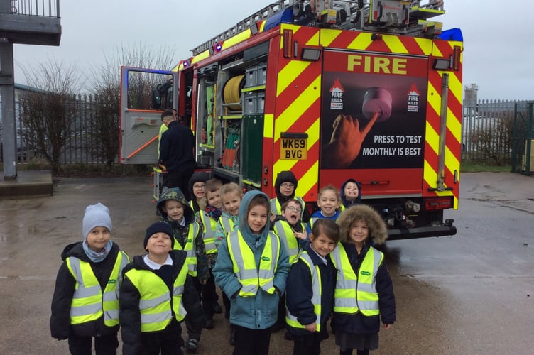 St Stephen's Launceston Students Visiting Launceston Fire Station