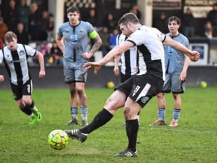 Young's late penalty moves Penzance up to third in Premier West