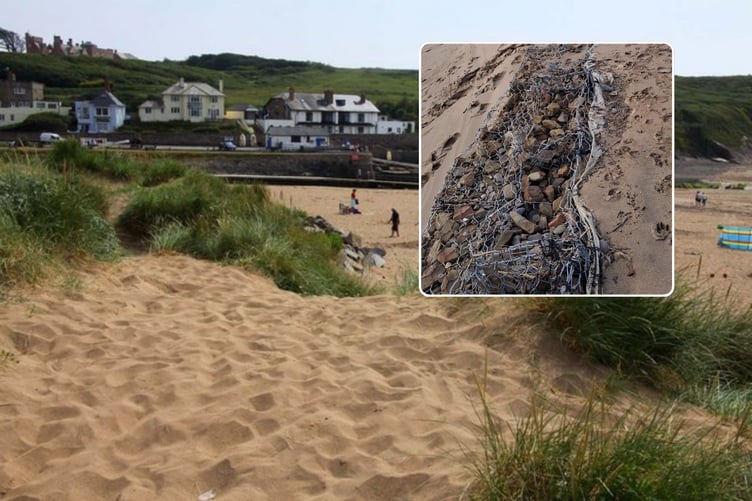 Summerleaze Beach Gabions