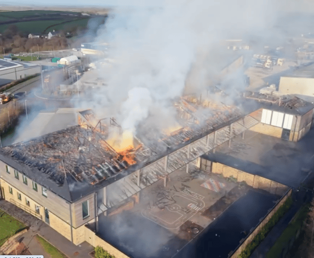 Fire crews battle major blaze at SEND school
