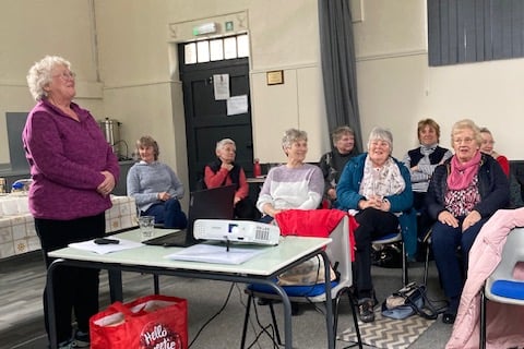 Rosemary Lee transported members of Marhamchurch Women's Institute to the hot and verdant climes of Costa Rica during her recent talk