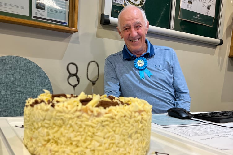 Lanhydrock Golf Club Brian 80th birthday