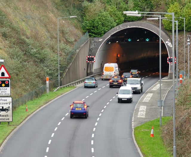 Gantries installed as Saltash tunnel overhaul moves forward