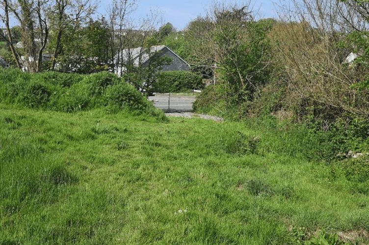 The land at Howells Road in Stratton as it is presently (Picture: Cornwall Council)