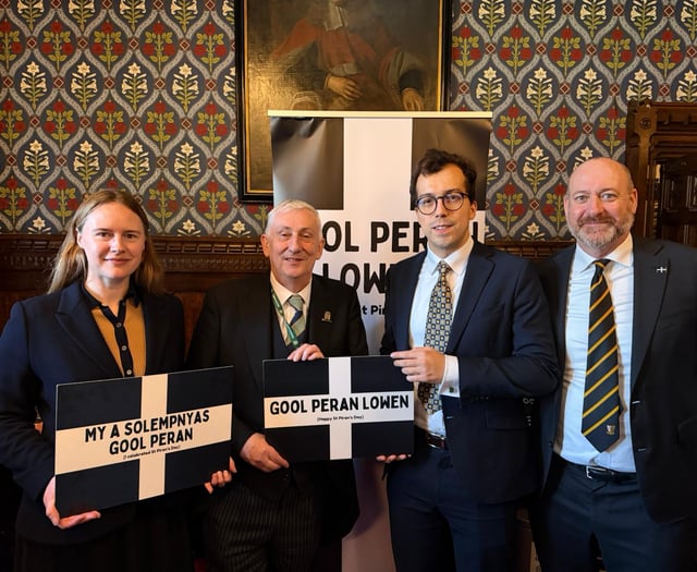 St Piran's Day celebrated at Westminster