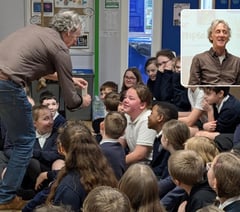 Students stunned by author visit for World Book Day
