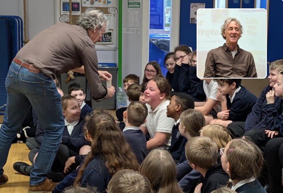 Students stunned by author visit for World Book Day