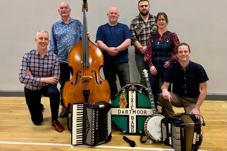 The Dartmoor Pixie Band will be performing during Launceston Folk Dance Club's ‘Spring Dance’ at Launceston Town Hall 