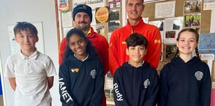 Lifeguards give vital water safety talk to local pupils