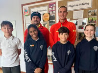 Lifeguards give vital water safety talk to local pupils