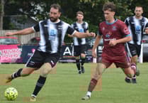 Duff and Sharpe at the double as Magpies beat local rivals