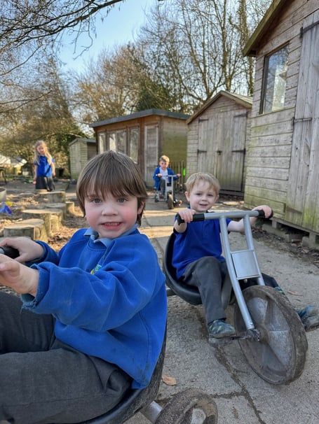 Students at the school enjoying the new play area (Picture: Learning Academy Partnership) 
